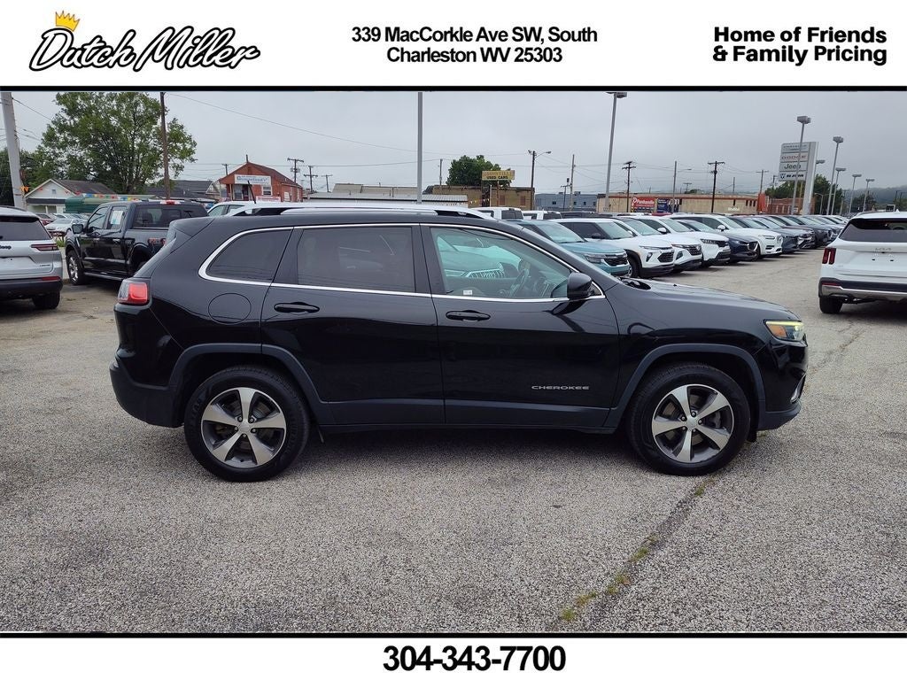 Certified 2020 Jeep Cherokee Limited with VIN 1C4PJMDX2LD651590 for sale in South Charleston, WV