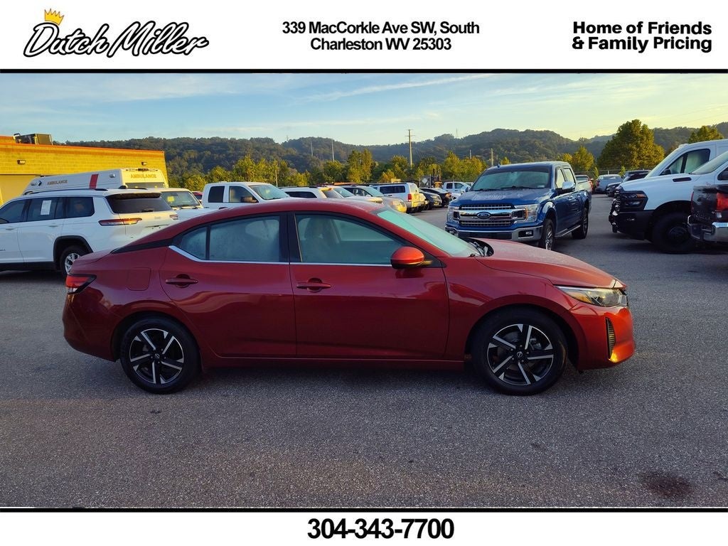 Used 2024 Nissan Sentra SV with VIN 3N1AB8CV4RY330279 for sale in South Charleston, WV