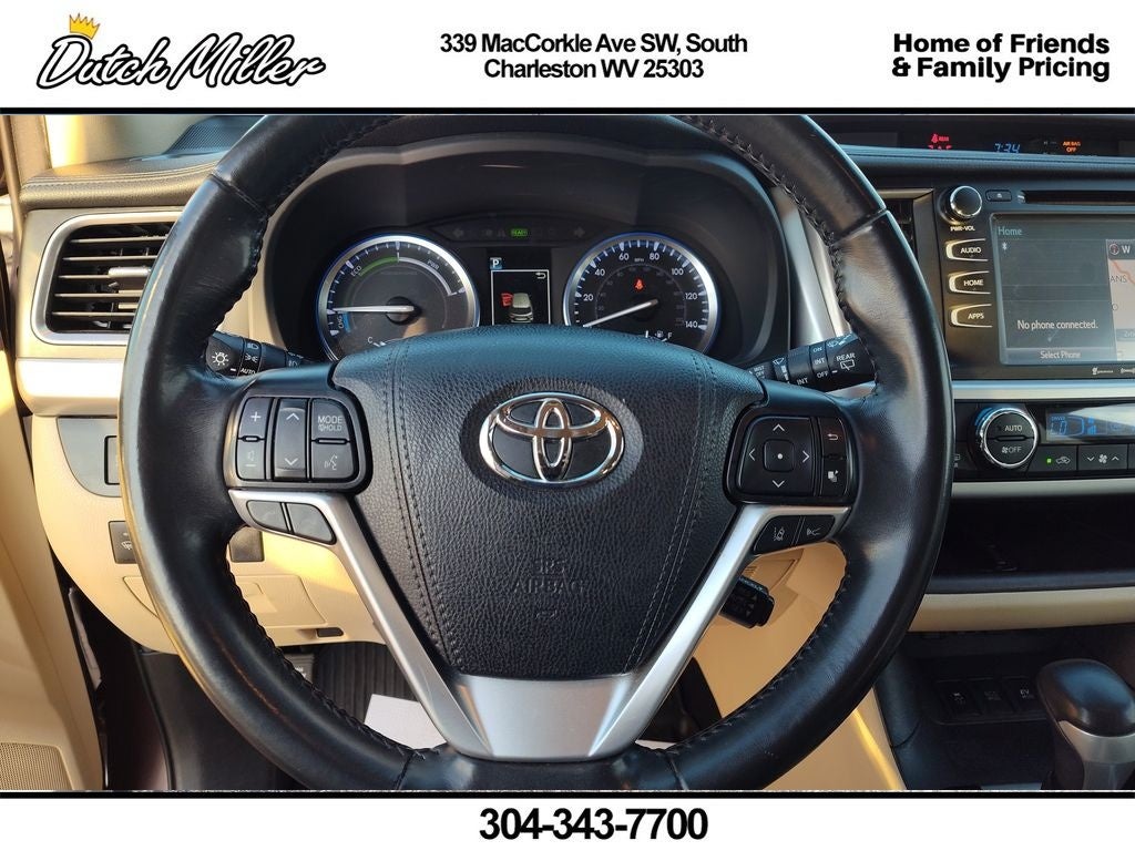 2019 Toyota Highlander Hybrid XLE