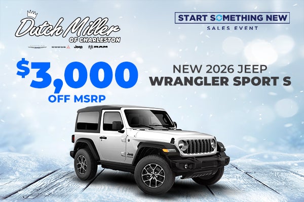 New 2026 Jeep Wrangler Sport S
