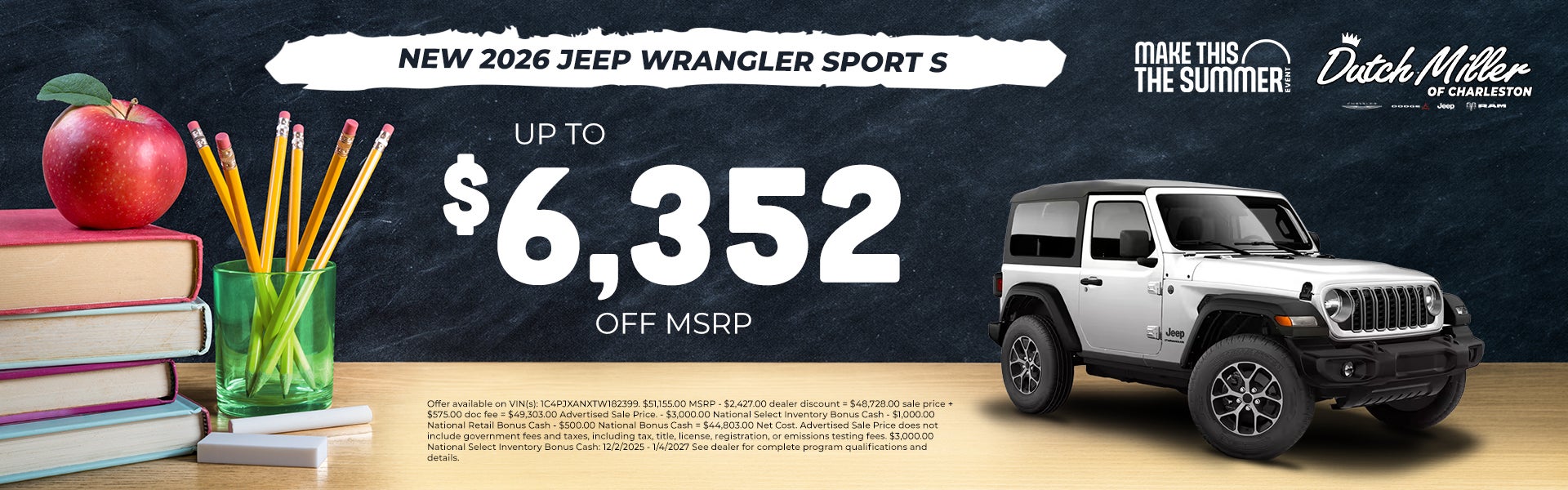 2026 Jeep Wrangler Sport S